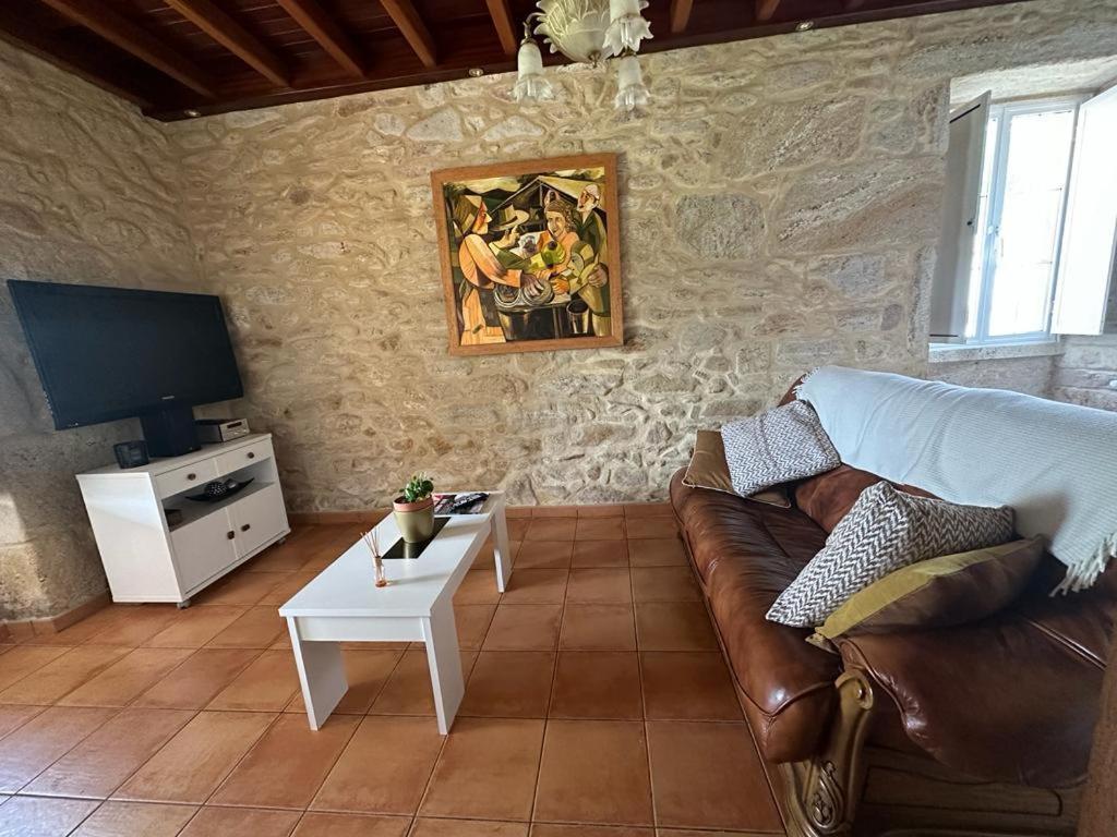 Villa Casa De Romaxe Muros Esterno foto