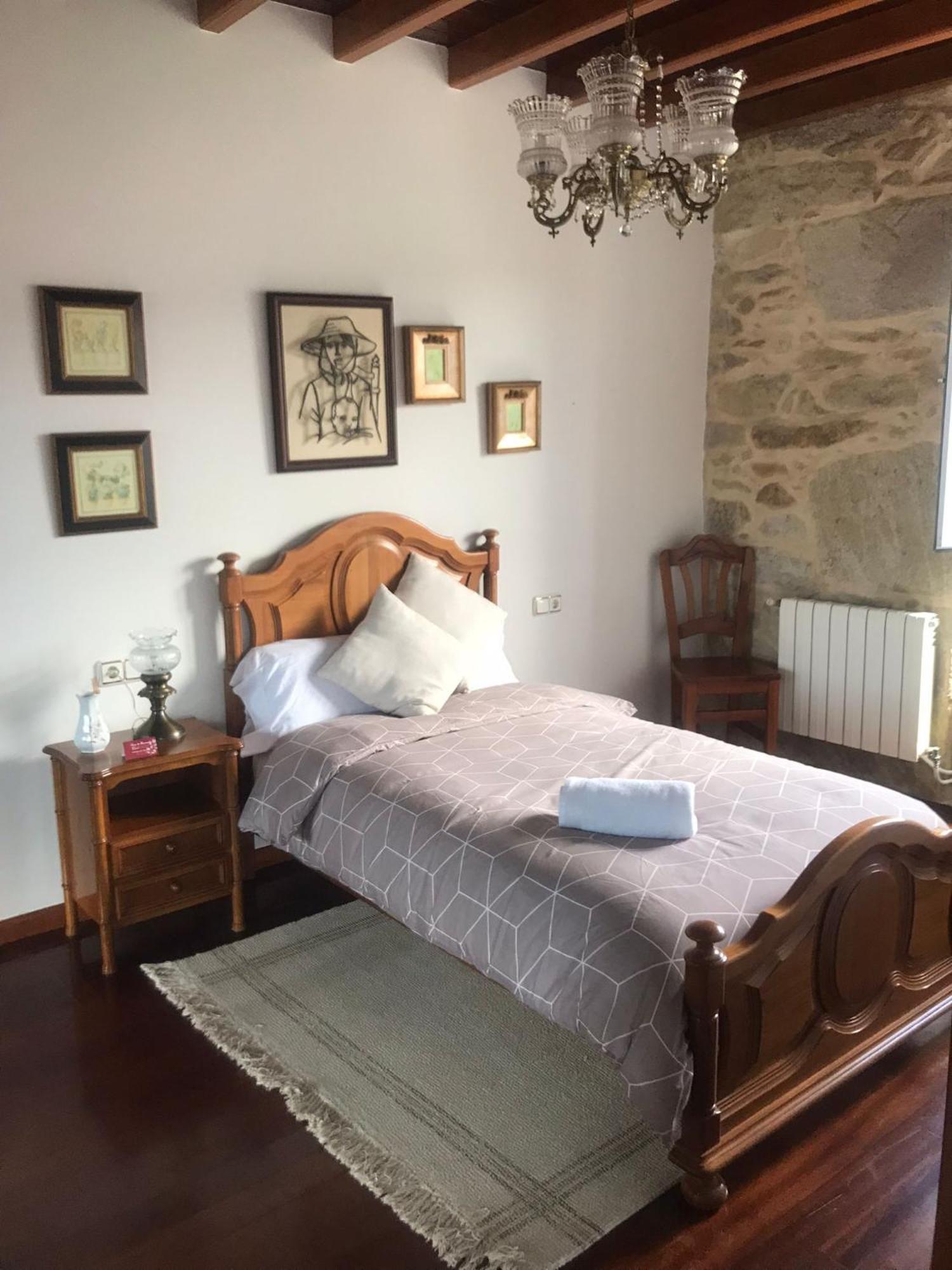 Villa Casa De Romaxe Muros Esterno foto