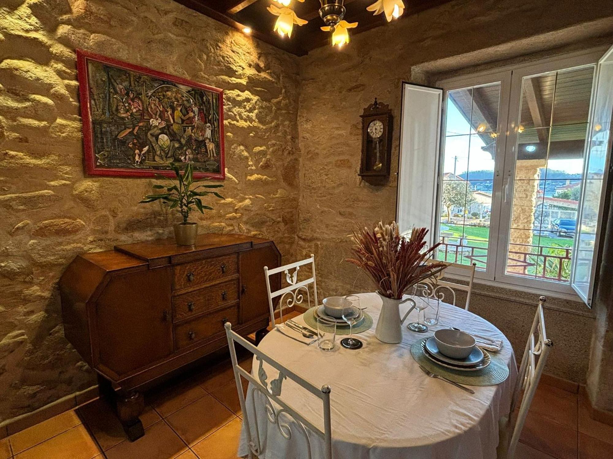 Villa Casa De Romaxe Muros Esterno foto